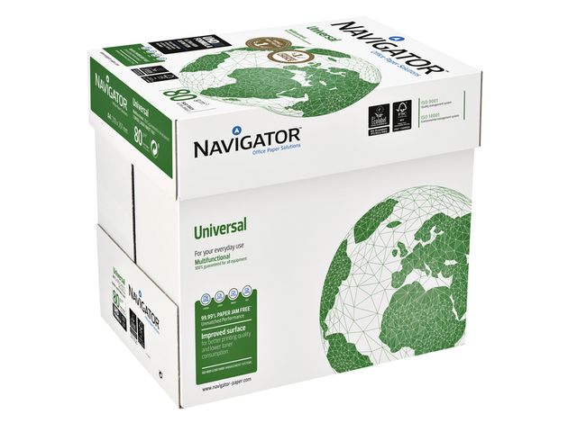 Kopieerpapier Navigator Universal A4 80 Gram Wit XL Voordeelbundel | A4PapierOnline.nl