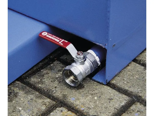 Kiepbak Spaander-uitvoering 680x1280x1440mm 0.75m³ 1000kg