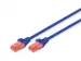 CAT 6 U-UTP patchkabel Cu LSZH AWG 26/7 lengte 0,50m Blauw