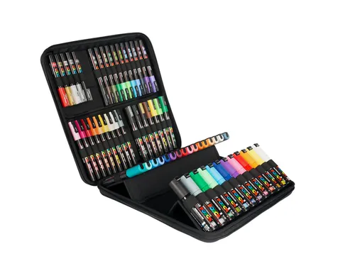 Paintmarker Uni POSCA assorti koffer à 60 stuks