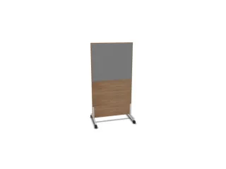 scheidingswand,HxB 1545x800mm,NT-cherry,BN8078-grijs - 1