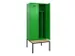 locker met bank,voor scheiding van kleding,HxBxD 2120x800x815mm,2vak