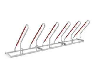 fietsenrek,L 3000mm,6instelplaatsen,gebruik eenzijdig - 1