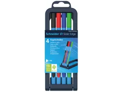 Balpen Slider Edge XB opstelbare box 4 stuks