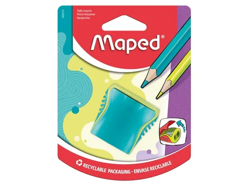 Puntenslijper Maped Boogy 2-gaats assorti