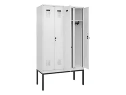 locker voor scheiding van kleding,HxBxD 2120x1200x500mm,4vak