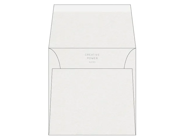 Envelop Vierkant Ice Silver 170x170mm Curious Metallics 157µm 120 Gra
