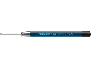 Balpenvulling Schneider Slider 755 M zwart blister - 2