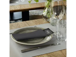 Tork 478196 Premium LinStyle dinnerservet 1/8 vouw zwart 700 stuks - 4