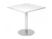 vergadertafel,HxBxD 745x800x800mm,vierkant,schotelvoet chroom