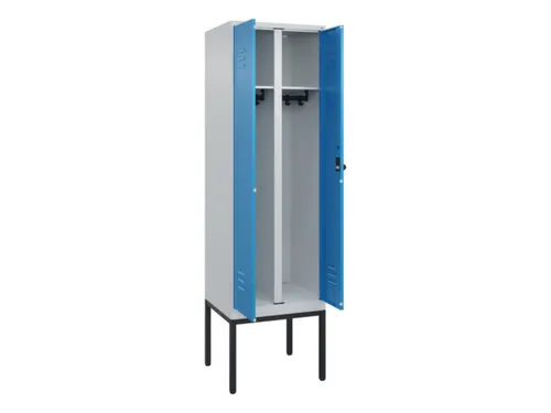 locker voor scheiding van kleding,HxBxD 2120x600x500mm,2vak
