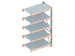 rayonnage grande largeur,rayonnage suivant,HxlxP 3300x1910x1100mm