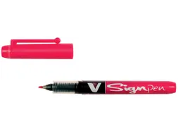 Fineliner Pilot V-Sign Pen Medium Punt Rood