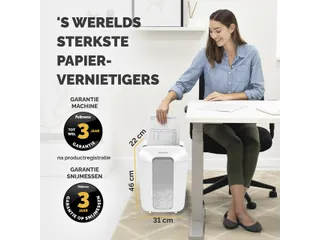 Papiervernietiger Fellowes Powershred LX70 snippers 4x40mm wit P-4 - 8