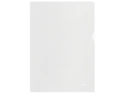 Insteekmap L-map Esselte A4 100% gerecycled PP transparant mat 0.10mm