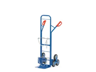 trapsteekwagen,3sterren,draagverm. 200kg,RAL5007,TPE-banden - 2