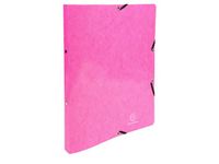 Iderama-ringband hoekelastieken 2 ringen O-mech 15mm A4 Roze