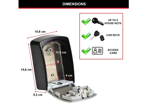 Sleutelkluis MasterLock 5403EURD Select Access extra groot