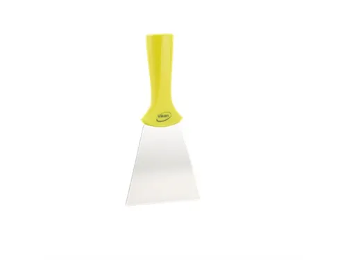 Handschraper/schroefdraad 4011-6 Geel Breed Rvs Blad 100x205mm