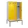 PBM-locker met bank,HxBxD 2120x1200x815mm,4vak,vak B 300mm