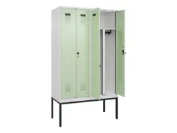 PBM-locker,HxBxD 2120x1200x500mm,4vak,vak B 300mm,draaigrendel