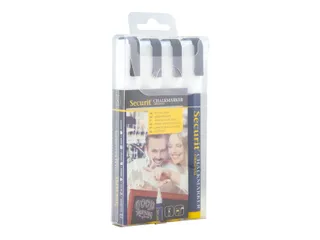 Krijtstift Securit Sma-510 Schuin 2-6mm Wit 4 Stuks - 6