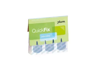 Plum QuickFix pleisterdispenser Navulling 30 Detectie pleisters Blauw - 1