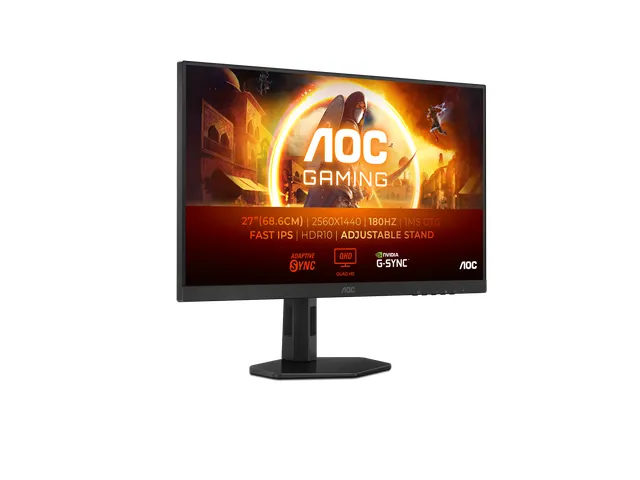 Screen size (inch) 27, Panel resolution 2560x1440, Max Refresh rate 18