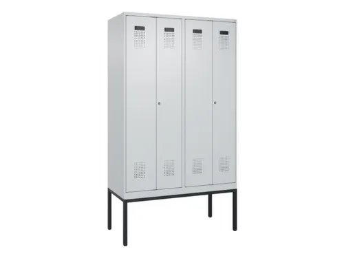 locker voor scheiding van kleding,HxBxD 2120x1200x500mm,4vak