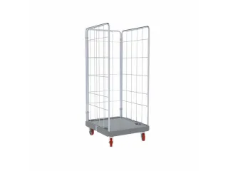 RVS-rolcontainer,draagverm. 500kg,HxLxB 1760x815x724mm - 1