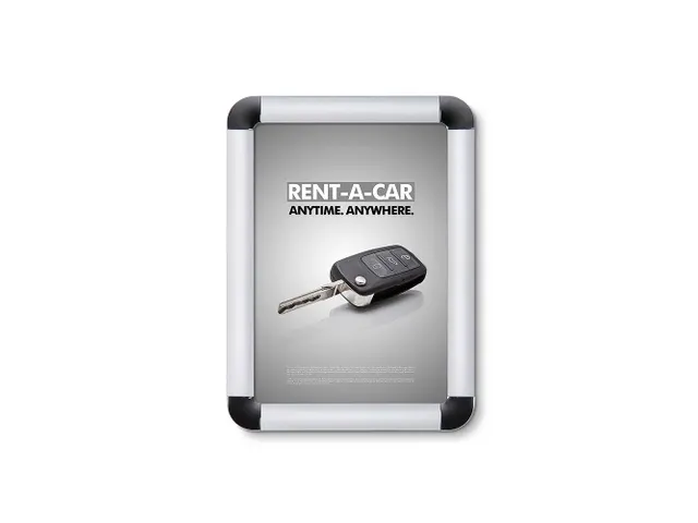 Kliklijst A5 Ronde Hoeken 20mm Zilver