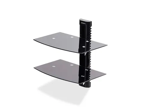 Dubbele Hangende Wandplanken voor Audio/Video Apparatuur