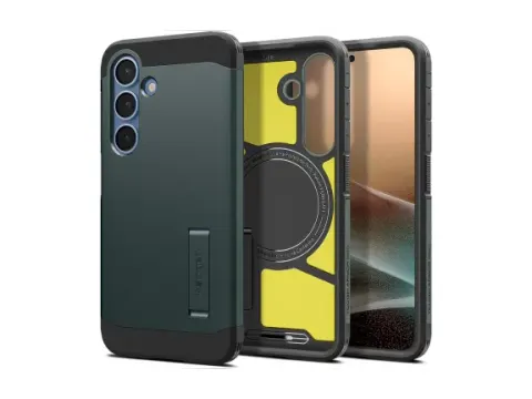 Tough Armor MagFit Samsung Galaxy S25 Plus Hoesje Groen