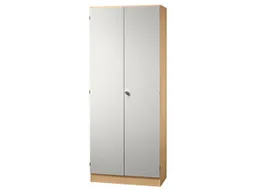 kantoorkast,HxBxD 2004x800x420mm,4xhouten vloer,golfgreep