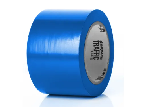 tape,standaardkleur,PVC,blauw,band LxB 33mx75mm