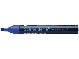 Marker Schneider Maxx 233 permanent beitelpunt blauw - 3