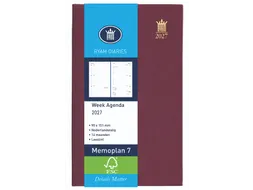 Agenda 2027 Ryam Memoplan 7 Suprema 7dagen/2pagina's bordeaux