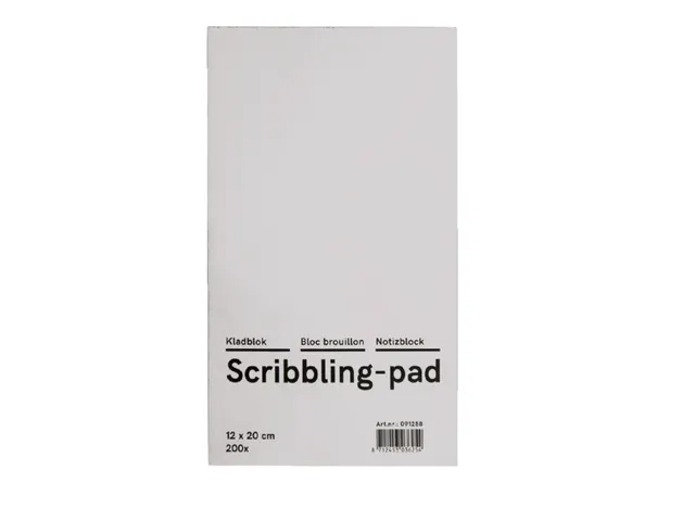 Kladblok Qbasic 12x20cm