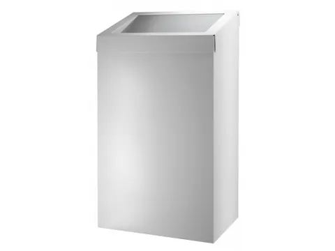 Afvalbak 50 Liter Gesloten Wit