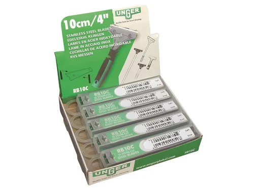 Reservemes Unger voor schraper 10cm 10 stuks