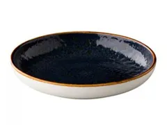 Jersey bord diep rond blauw 26,5cm doos 6 stuks