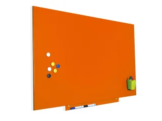 Whiteboard Rocada Skincolour 75x115cm oranje gelakt - 1