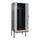 PBM-locker met bank,HxBxD 2120x800x815mm,2vak,vak B 400mm,draaigrendel