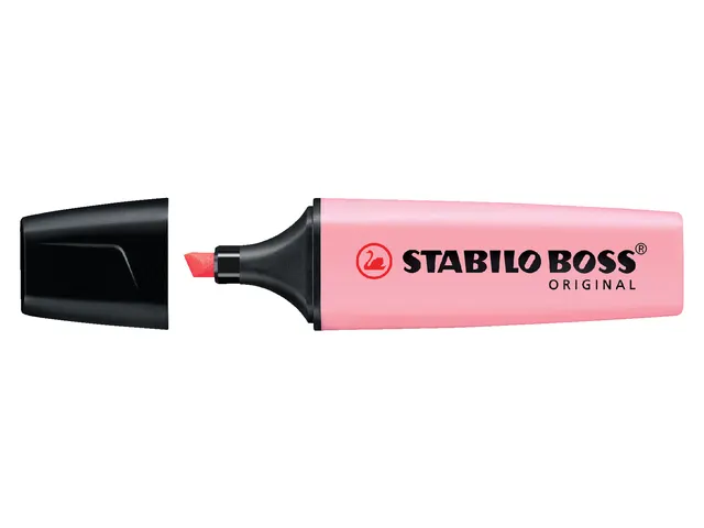 Markeerstift STABILO BOSS Original 70/4 pastel assorti etui à 4 stuks
