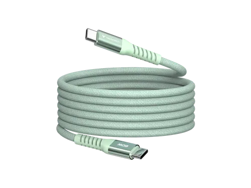 S+C Magnetische Usb-C Kabel groen 60W 31864 480Mbps 1.20m