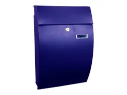 Wandbrievenbus Geronan Blauw Staal