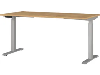 Elektrisch ihv bureau,HxBxD 720-1200x1600x800mm,blad Grandson-eiken - 1