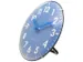 Tafelklok Nextime Duomo Mini 20 cm blauw gebolde glazen lens