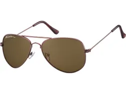 Zonnebril Montana met bruin glas en metalen pootje koffiekleur