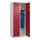 locker,HxBxD 1850x800x500mm,2vak,vak B 400mm,cil.-slot,staand op vloer